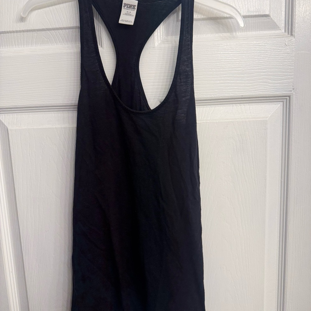 PINK Victoria's Secret Black Tank Top